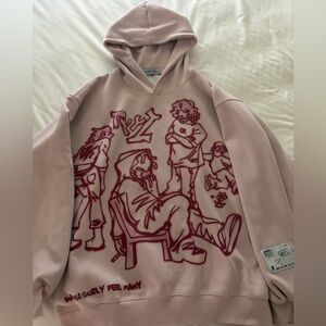 Aelfric Eden Pink Graphic Hoodie
